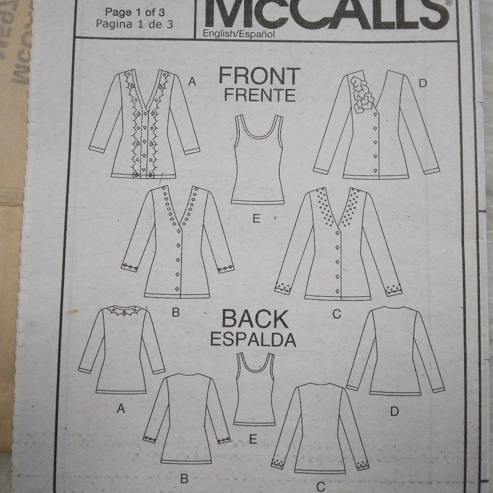 McCalls mccall m5978